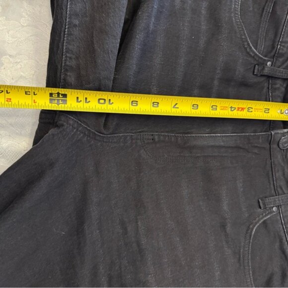 Kut From The Kloth Size‎ 10 High Rise Sienna Wide Leg Black Jeans Stretch - Picture 5 of 8
